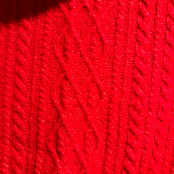 H & M Wool Blend Cable Knit Oversized Sweater Size Small - Picture 9 of 9